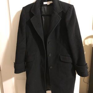 Larry Levine Wool Blend Peacoat